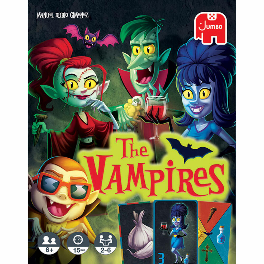 Jumbo Games The Vampires, card game, board game, family game, children's game, from 6 years, 19822