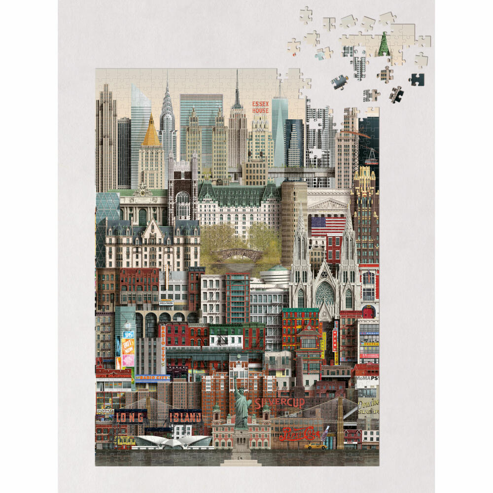 Martin Schwartz Puzzle New York, City Puzzle USA, 50 x 70 cm, 1000 pieces, MS0605