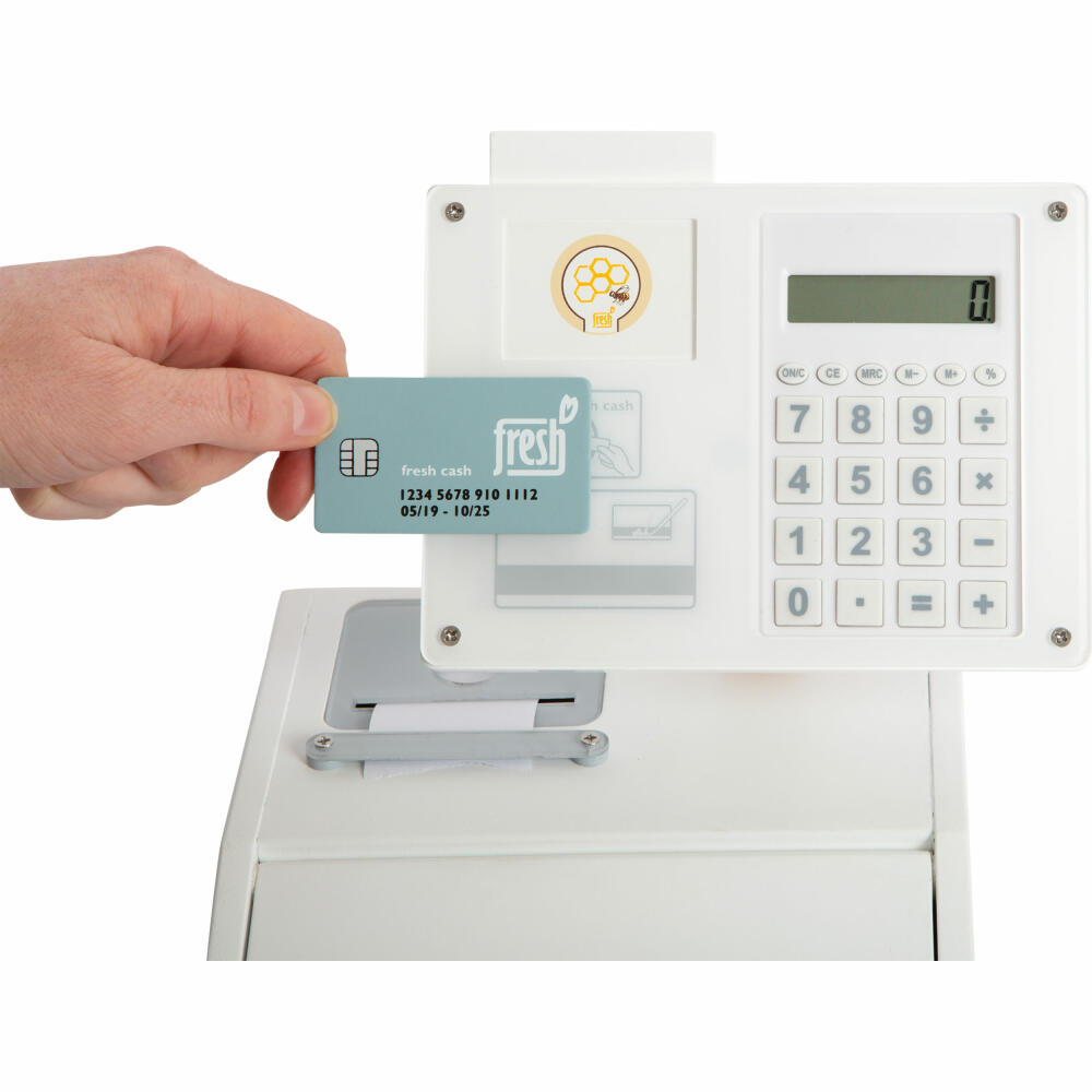 Legler Small Foot Kasse fresh, Kaufladen-Zubehör, 26-tlg., ab 3 Jahren, 12249