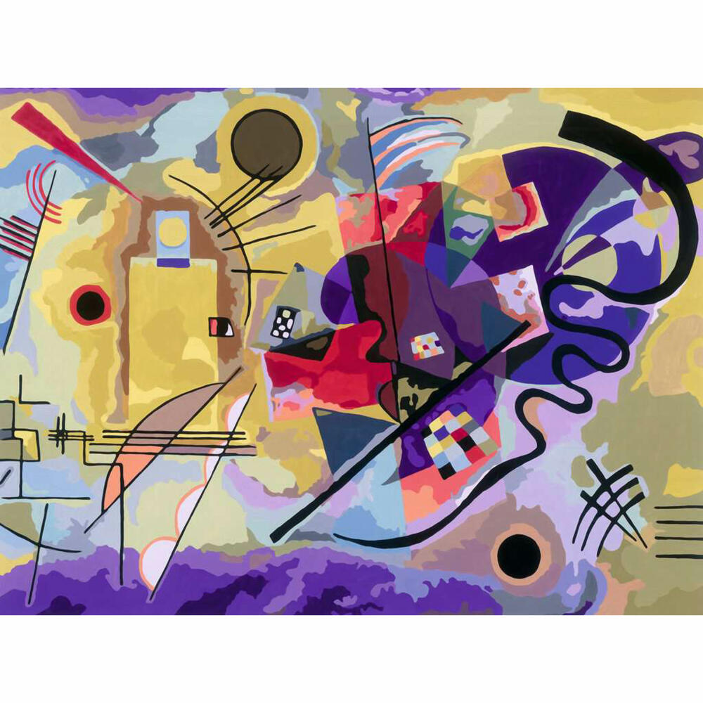 Ravensburger CreArt ART Collection: Yellow, Red, Blue Kandinsky, Malen nach Zahlen, Malset, Malvorlage, Malen, 23650