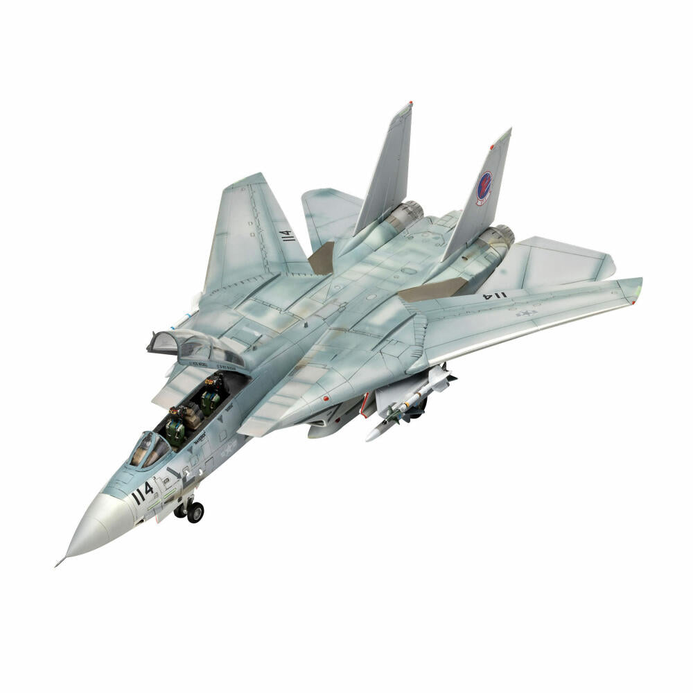 Revell Modellbausatz Movie Set TOP GUN, F-14D Super Tomcat, F/A-18E Super Hornet, Modell Bausatz, 202 Teile, ab 12 Jahre, 05677