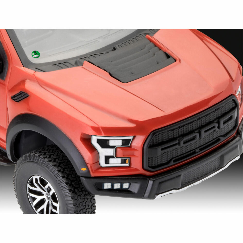 Revell Modellbausatz Ford F-150 Raptor, Pick-Up, Geländewagen, Easy Click System, ohne Kleben, 18 Teile, ab 10 Jahren, 07048