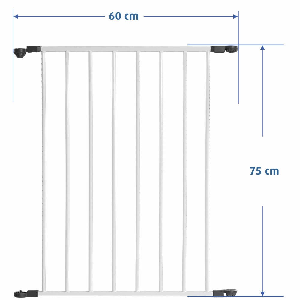reer MyGate Absperrgitter Verlängerung 60 cm, Schutzgitter, Kinder Sicherung, individuelle Gitterzusammenstellung, 46760