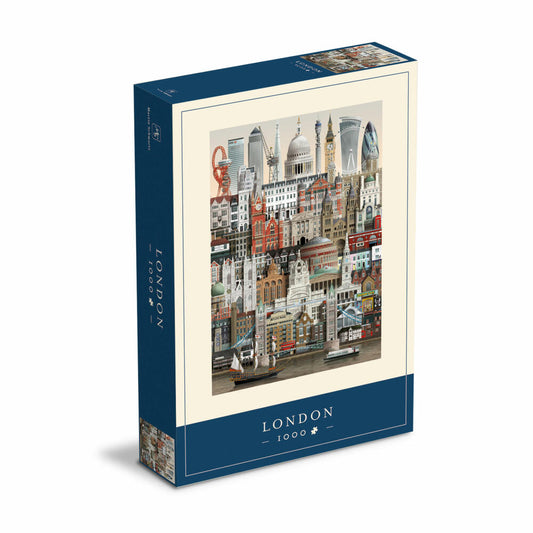 Martin Schwartz Puzzle London, Städtepuzzle Großbritannien, 50 x 70 cm, 1000 Teile, MS0608
