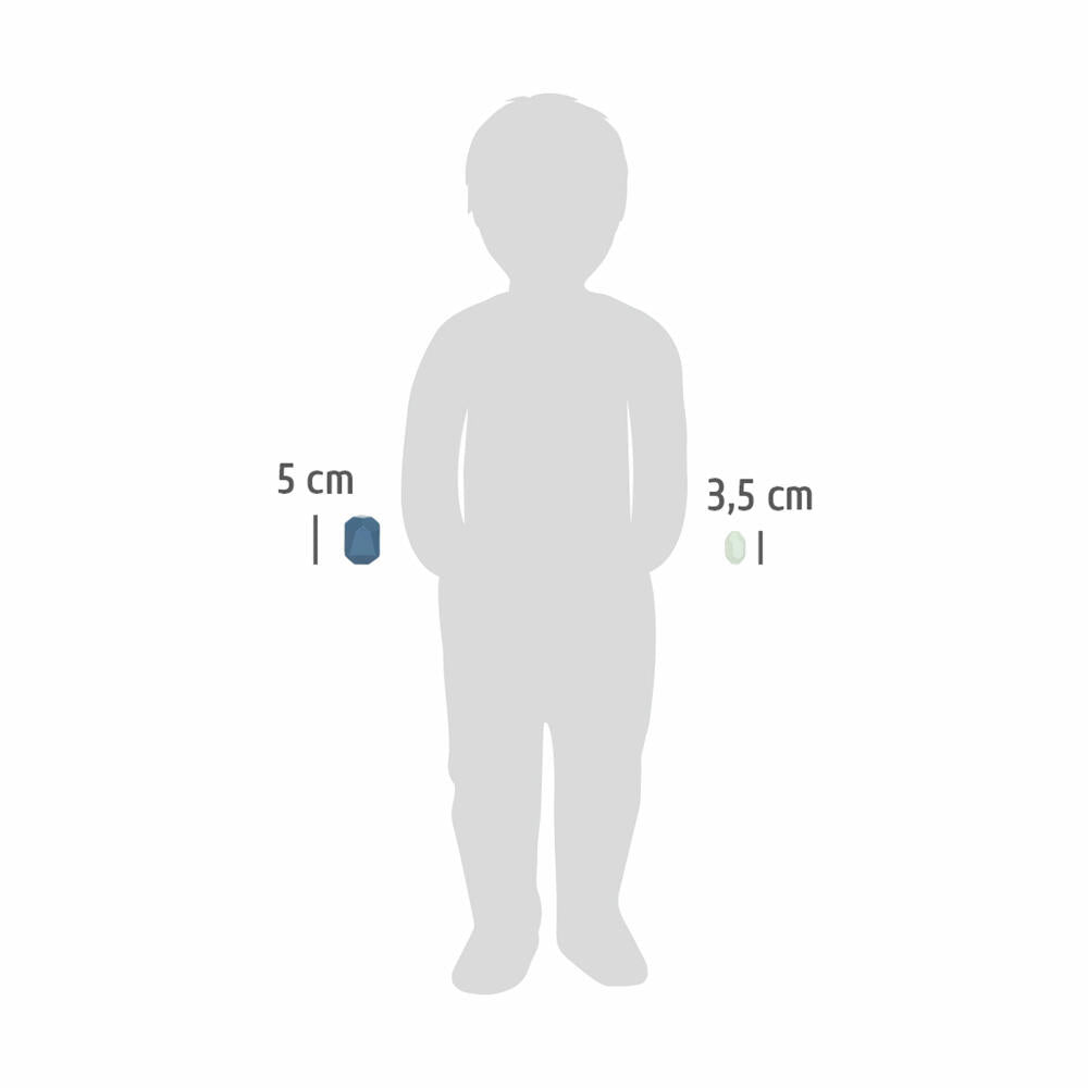 Legler Stapelsteine aus Holz Safari, Bausteine, Geschicklichkeitsspiel, 12226