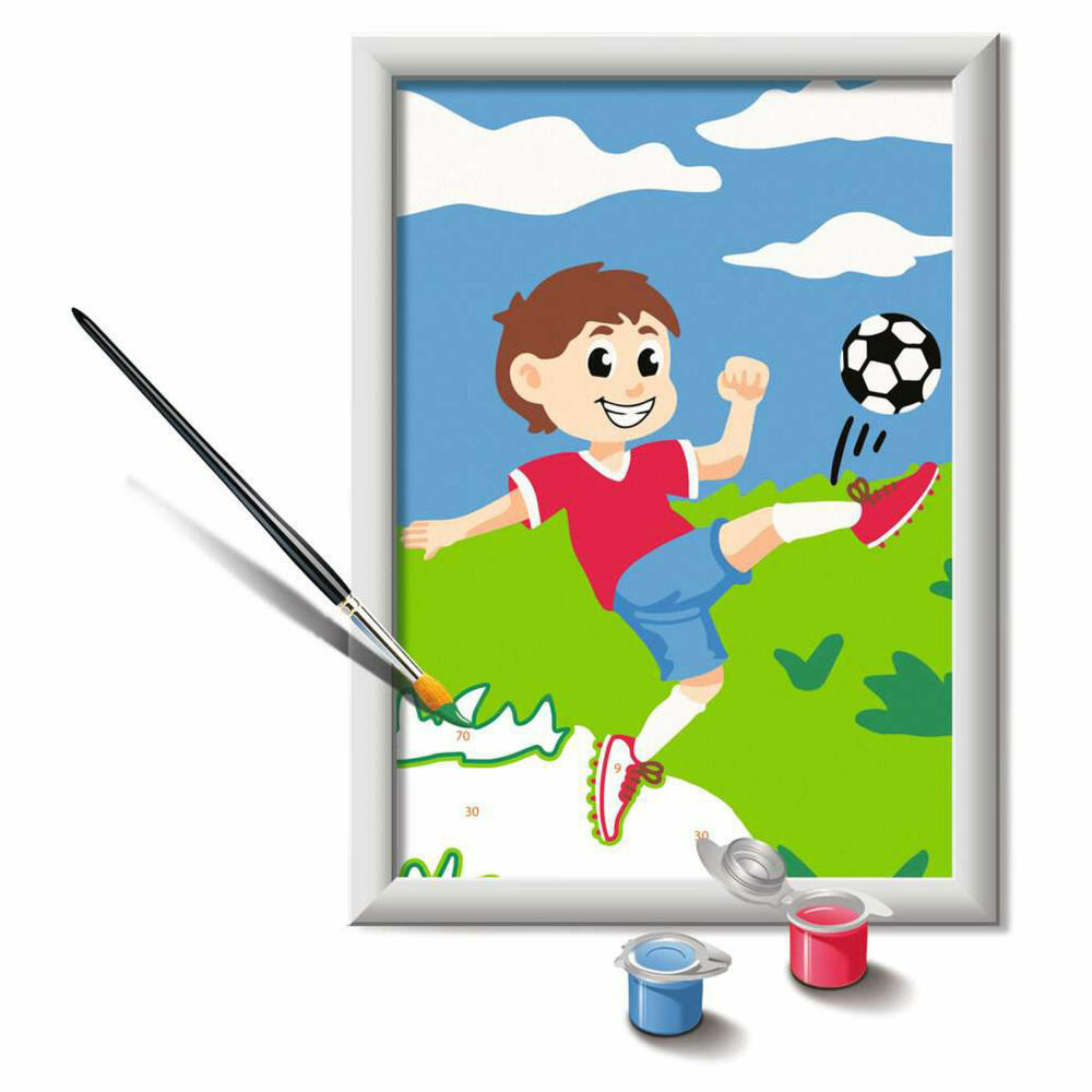 Ravensburger Malen nach Zahlen Spaß am Fußball, Malset, Malvorlage, Malen, 23761
