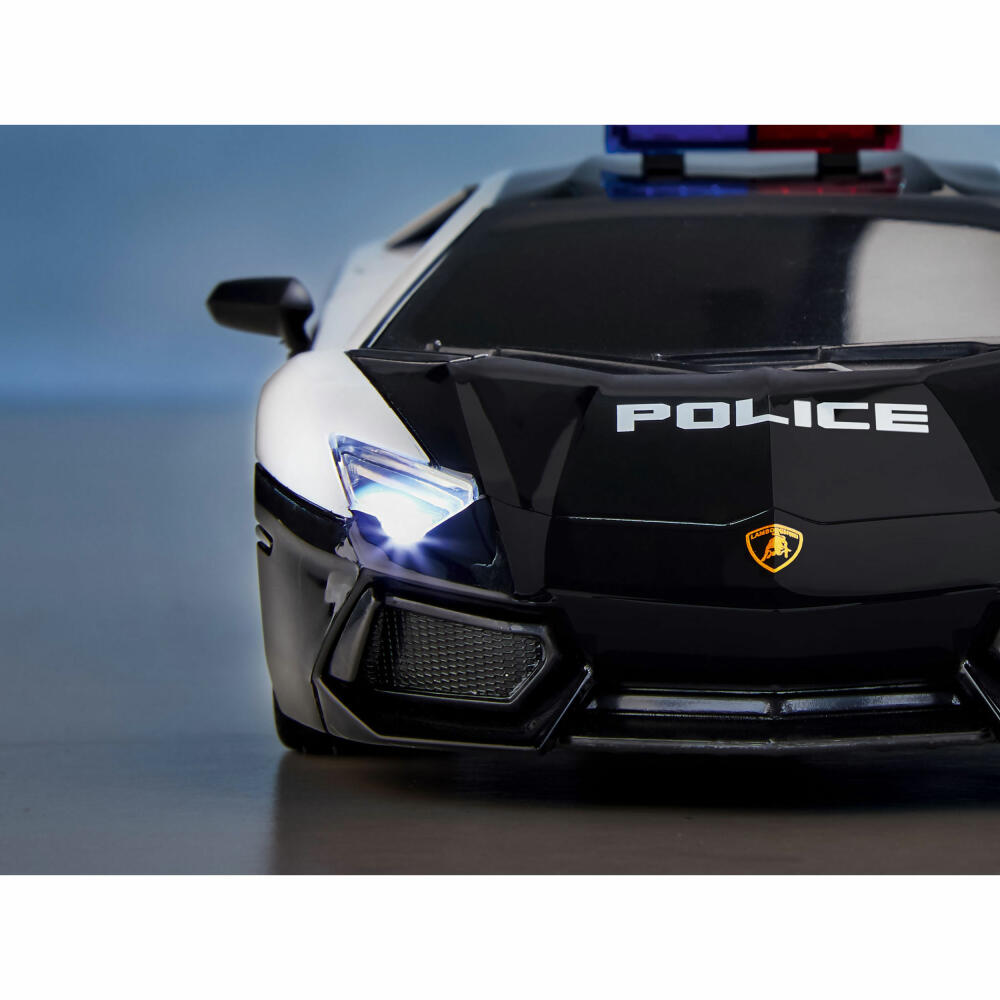 Revell Control RC Scale Car Lamborghini Aventador Coupé Police, Ferngesteuertes Auto, Spielzeug, ab 8 Jahre, 24664
