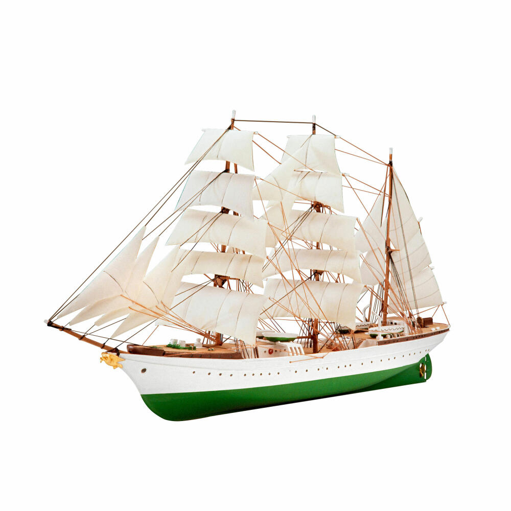 Revell Model Set Gorch Fock, Segelschulschiff, Segelschiff, Modellbausatz, Modell Bausatz, 75 Teile, ab 10 Jahre, 65432