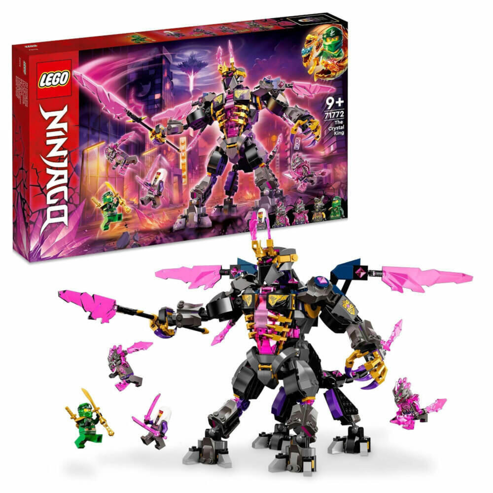 LEGO Ninjago Der Kristallkönig, 722-tlg., Bauset, Konstruktionsset, Bausteine, Spielzeug, ab 9 Jahre, 71772