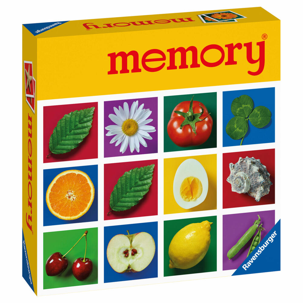 Ravensburger Classic memory, memory game, children's game, children's game, from 6 years, 20889