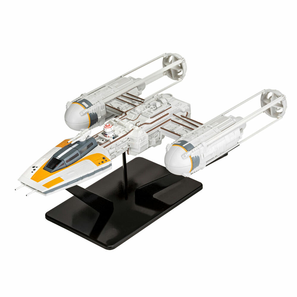 Revell Modellbausatz Geschenkset Y-Wing Fighter, mit Basis-Zubehör, 38 Teile, 05658