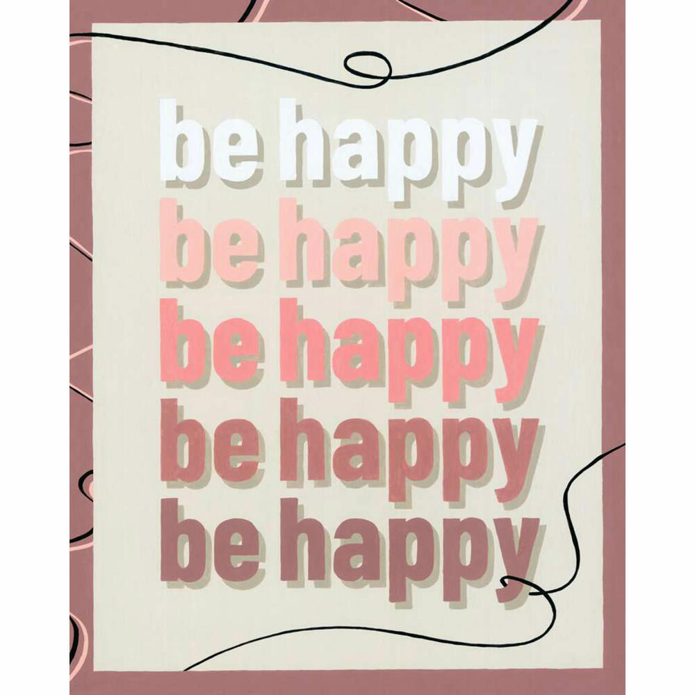 Ravensburger CreArt Be Happy, painting by numbers, painting set, coloring page, painting, 23544