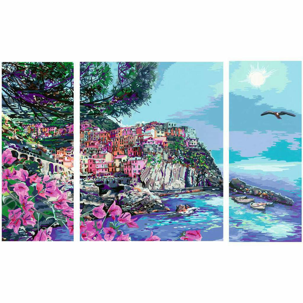 Ravensburger CreArt Cinque Terre, Malen nach Zahlen, Malset, Malvorlage, Malen, 23529