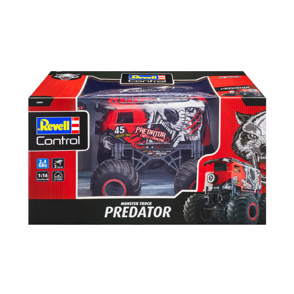 Revell Control Monster Truck Predator, ferngesteuerter Monster-Truck, 2.4 GHz, ab 8 Jahren, 24559