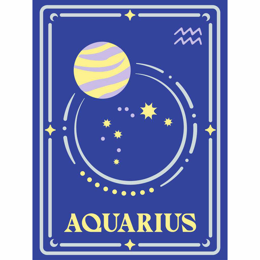 Ravensburger CreArt Sternzeichen Zodiac Sign Wassermann, Malen nach Zahlen, Malset, Malvorlage, Malen, 23738