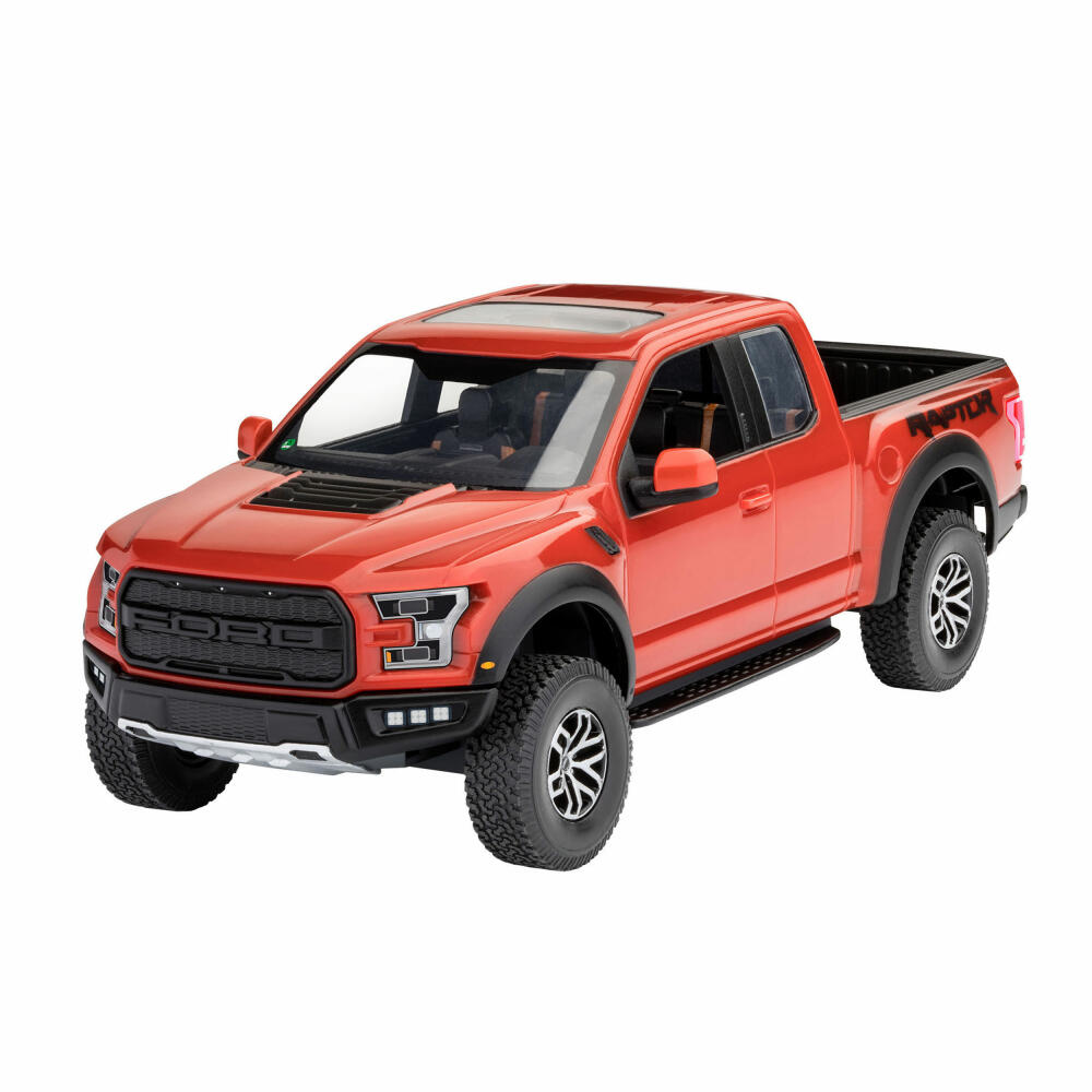 Revell Modellbausatz Ford F-150 Raptor, Pick-Up, Geländewagen, Easy Click System, ohne Kleben, 18 Teile, ab 10 Jahren, 07048
