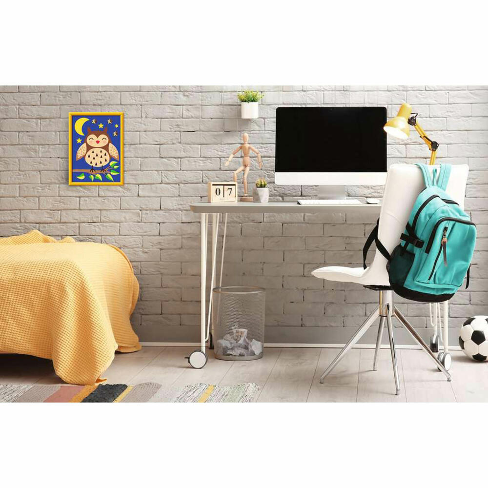 Ravensburger Paint by Numbers Cute Owl, Painting Set, Coloring Page, Children, from 7 years, 23635