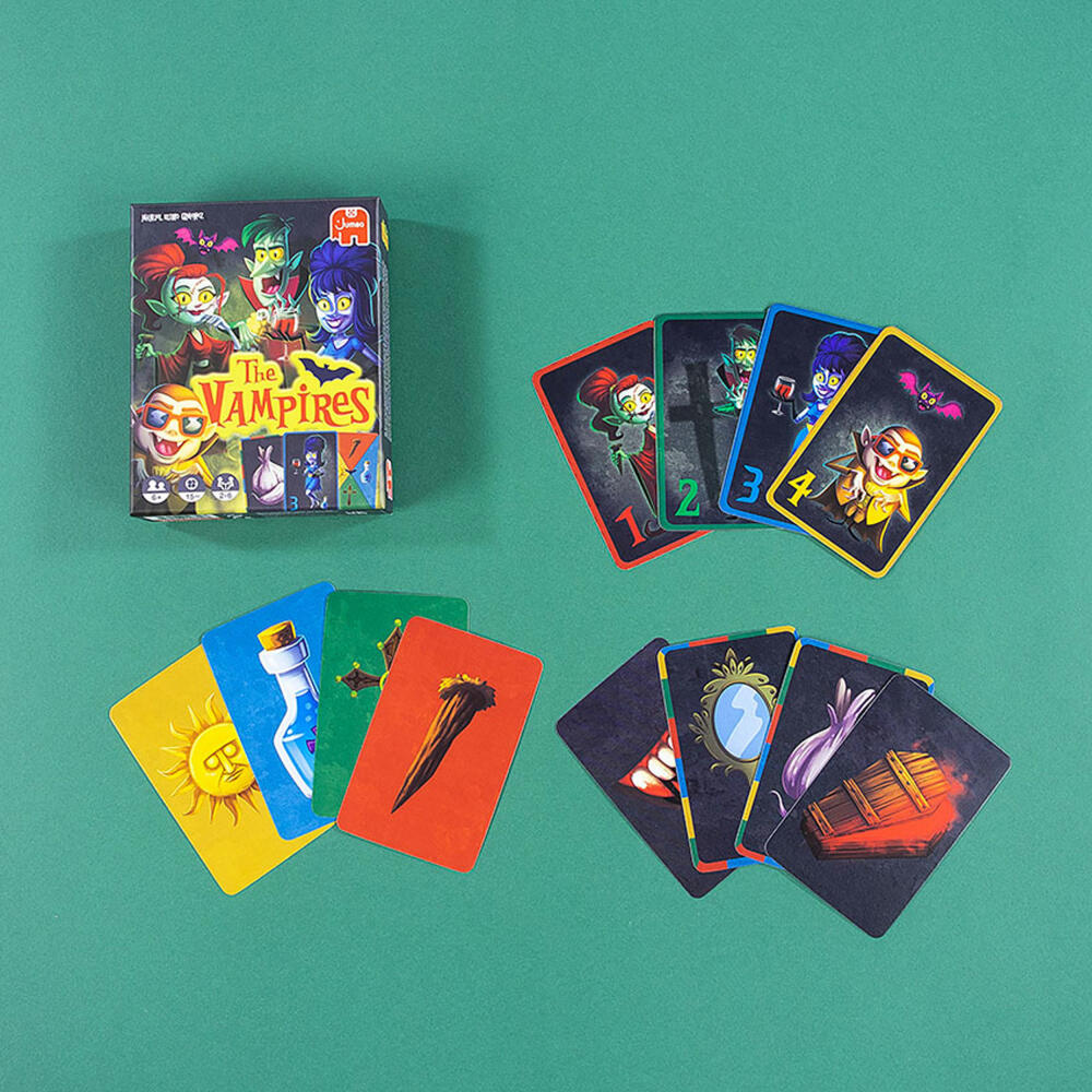Jumbo Games The Vampires, card game, board game, family game, children's game, from 6 years, 19822