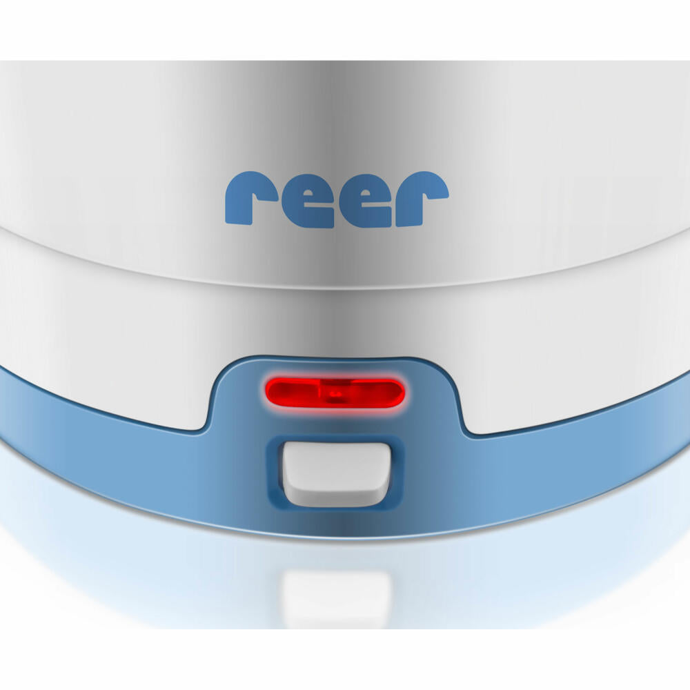 reer VapoMat Vaporisator, Desinfektionsgerät, Dampfsterilisator, Sterilisator, für 6 Babyflaschen, 36020