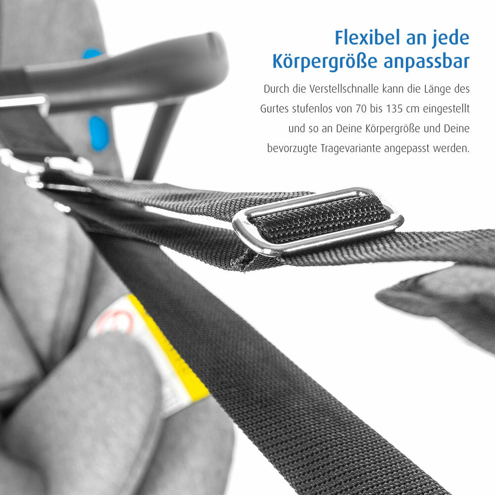 reer Clip&Go Carry Tragegurt für Babyschalen, Tragehilfe, Transporthilfe, Transportgurt, Gurt Babyschale, Universell, 85021