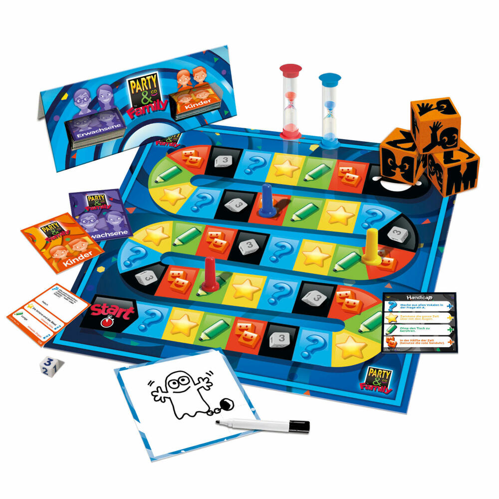 Jumbo Spiele Party & Co. Family, board game, family game, parlor game, 19893
