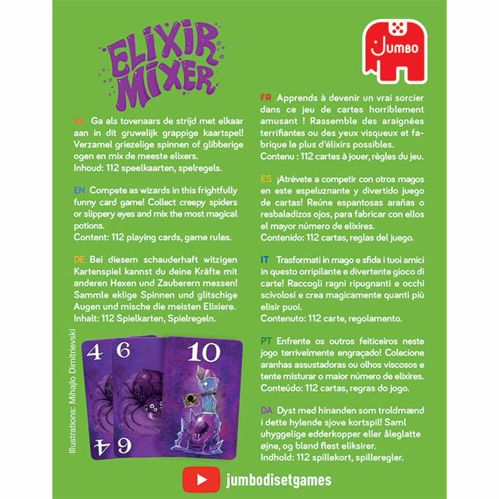 Jumbo Games Elixir Mixer, card game, board game, family game, from 8 years, 19848