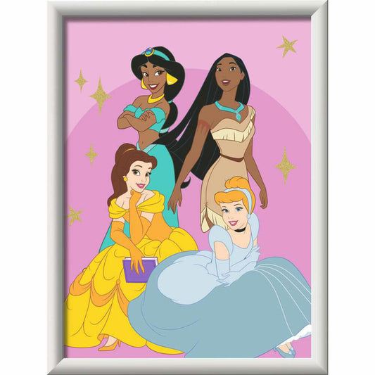Ravensburger Paint by Numbers Disney Princesses, Painting Set, Coloring Page, Painting, 23766