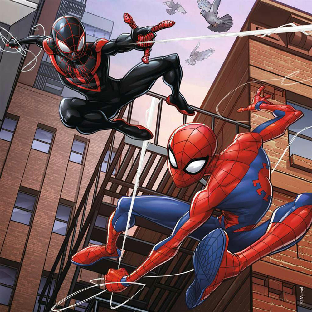 Ravensburger Spider-Man protects the city, puzzle, children's puzzle, laying game, 3 x 49 pieces, 08025