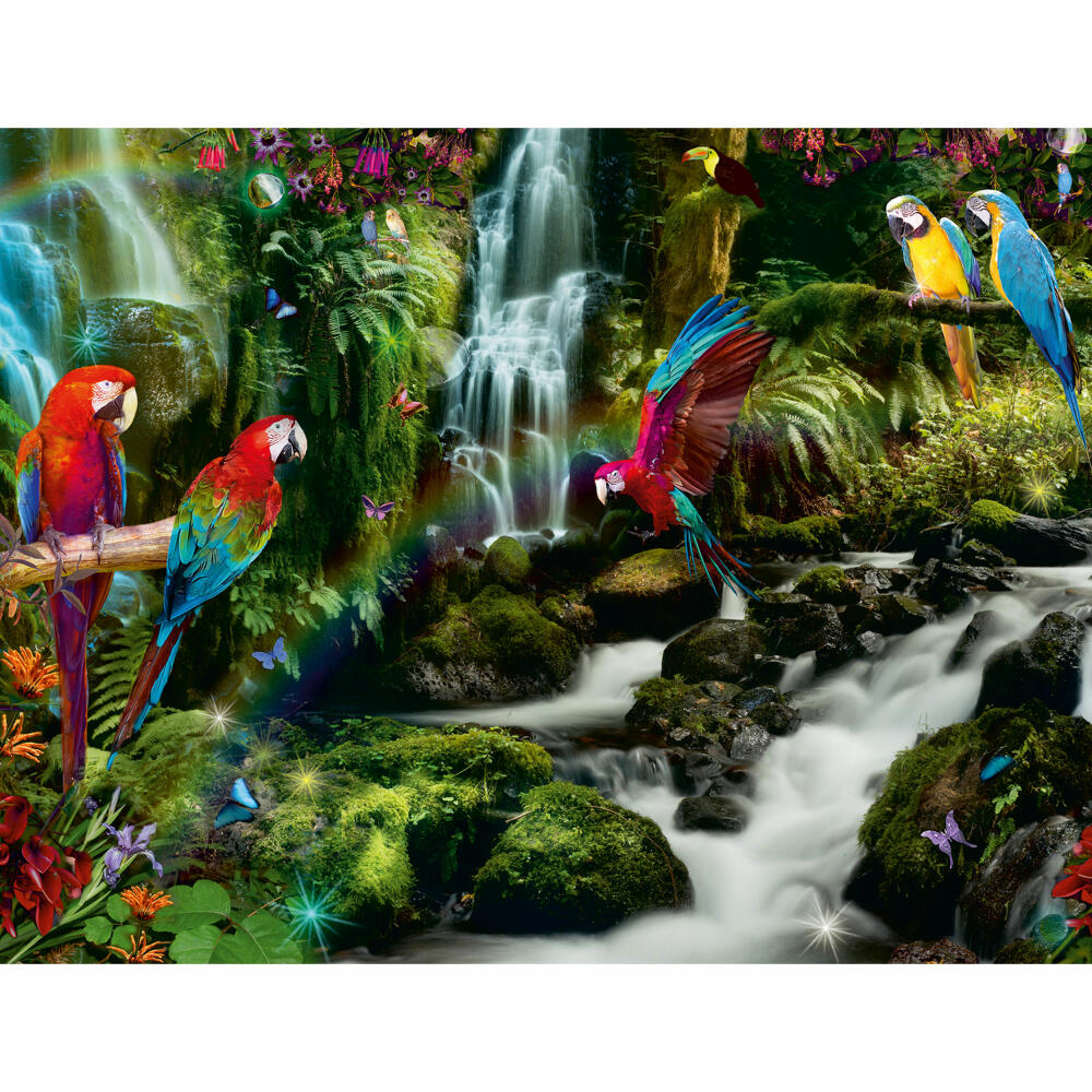 Ravensburger Bunte Papageien im Dschungel, Erwachsenenpuzzle, Puzzle, 2000 Teile, 17111