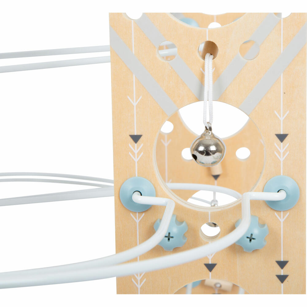 Legler Modulare Kugelbahn, Holzkugelbahn, Murmelbahn, Spielzeug, Metall, Holz, 12234