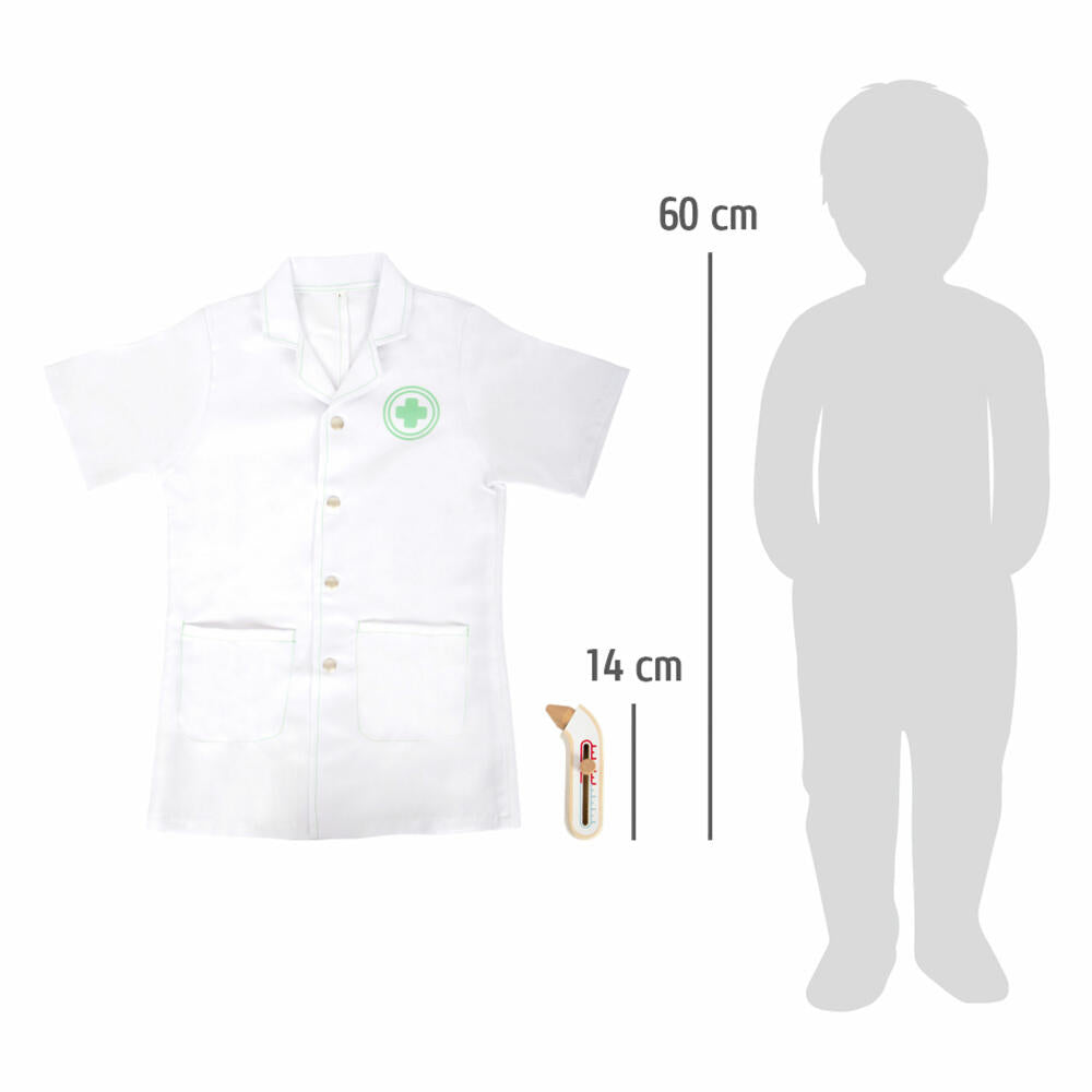 Legler small foot Arztkittel-Spielset, 4-tlg., Arzt Kittel, Rollenspiel, Kostüm, Größe 110, 12225