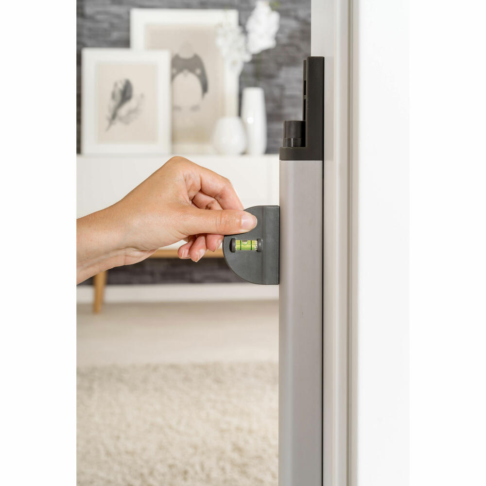 reer EasyFix Schnell-Montagesystem Tür- und Treppenwächtern, Trend Clearvision, Befestigungsleisten, Kindersicherung, 46051