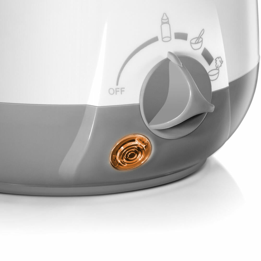 reer Simply Hot Babykostwärmer, für Fläschchen und Gläschen, Flaschenwärmer, Babynahrung, Warmhaltefunktion, 3310