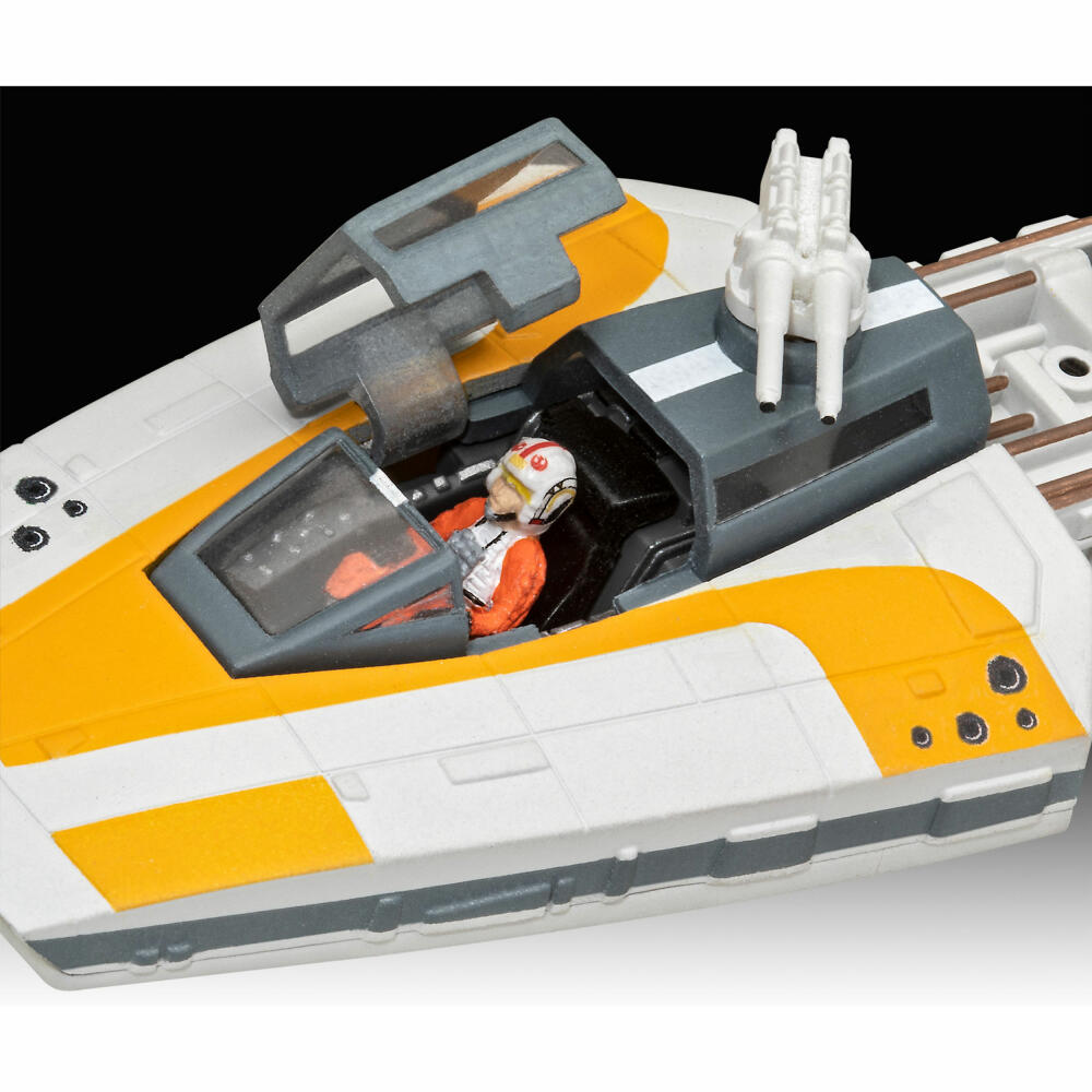 Revell Modellbausatz Geschenkset Y-Wing Fighter, mit Basis-Zubehör, 38 Teile, 05658