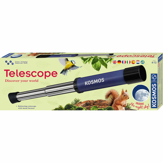 KOSMOS My Discovery Telescope, Telescope, Children, Experiment Kit, Multilingual, 617080