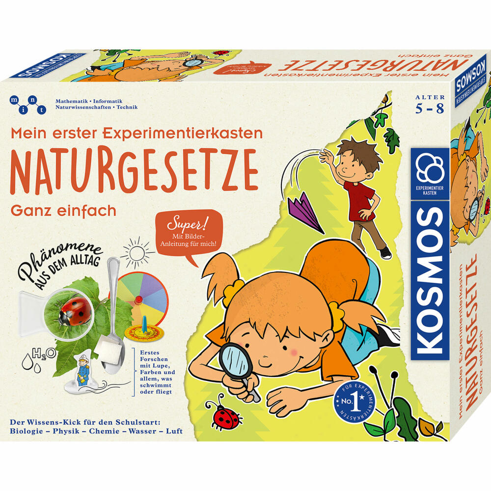 KOSMOS Experiment Kits My First Experiment Kit Natural Laws, Experiment Kit, Construction Kit, Game, Ages 5 and Up, 602284