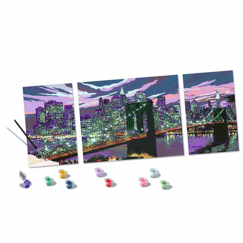 Ravensburger CreArt New York Skyline, Malen nach Zahlen, Malset, Malvorlage, Malen, 23551