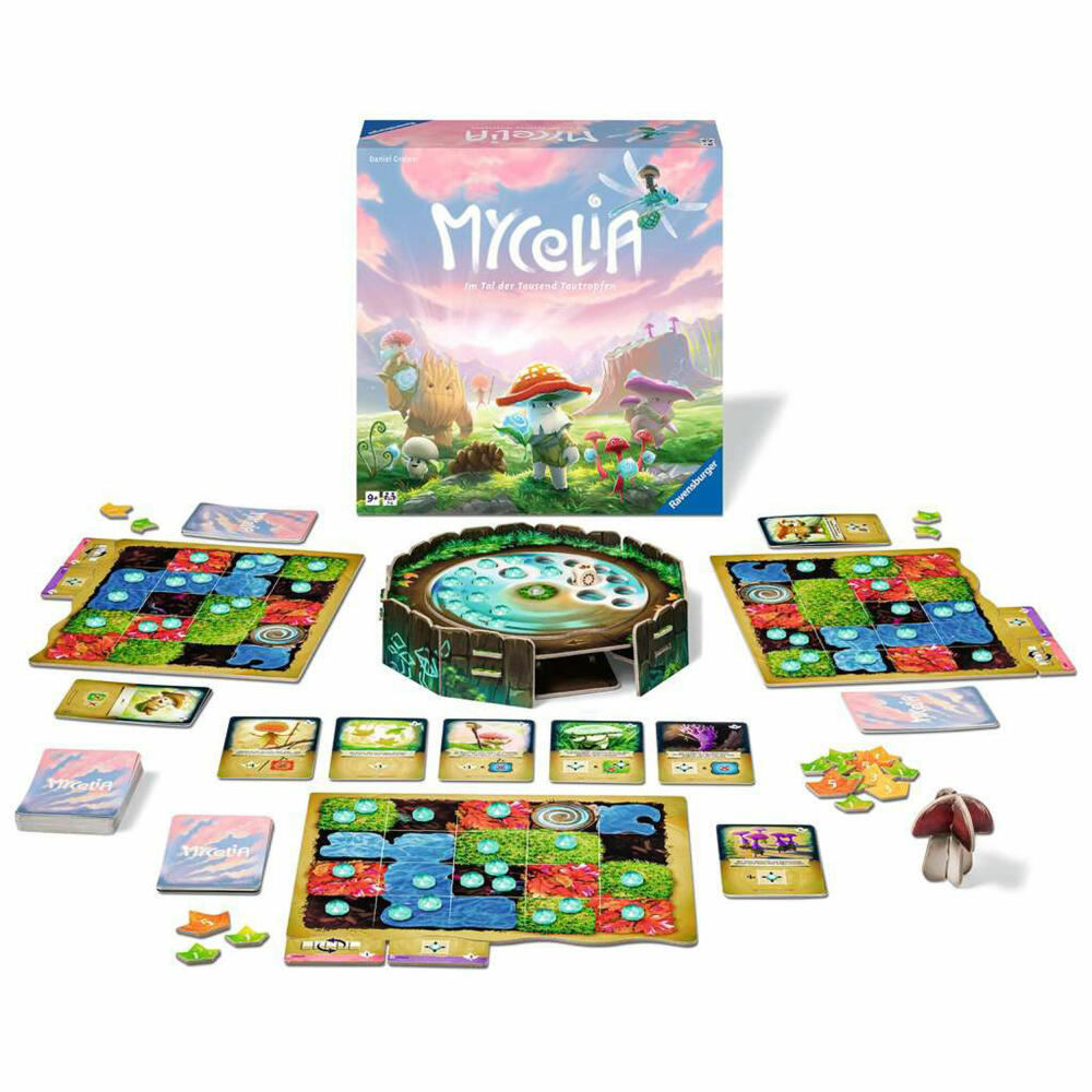 Ravensburger Mycelia, Brettspiel, Strategiespiel, Familienspiel, Gesellschaftsspiel, ab 9 Jahren, 27489