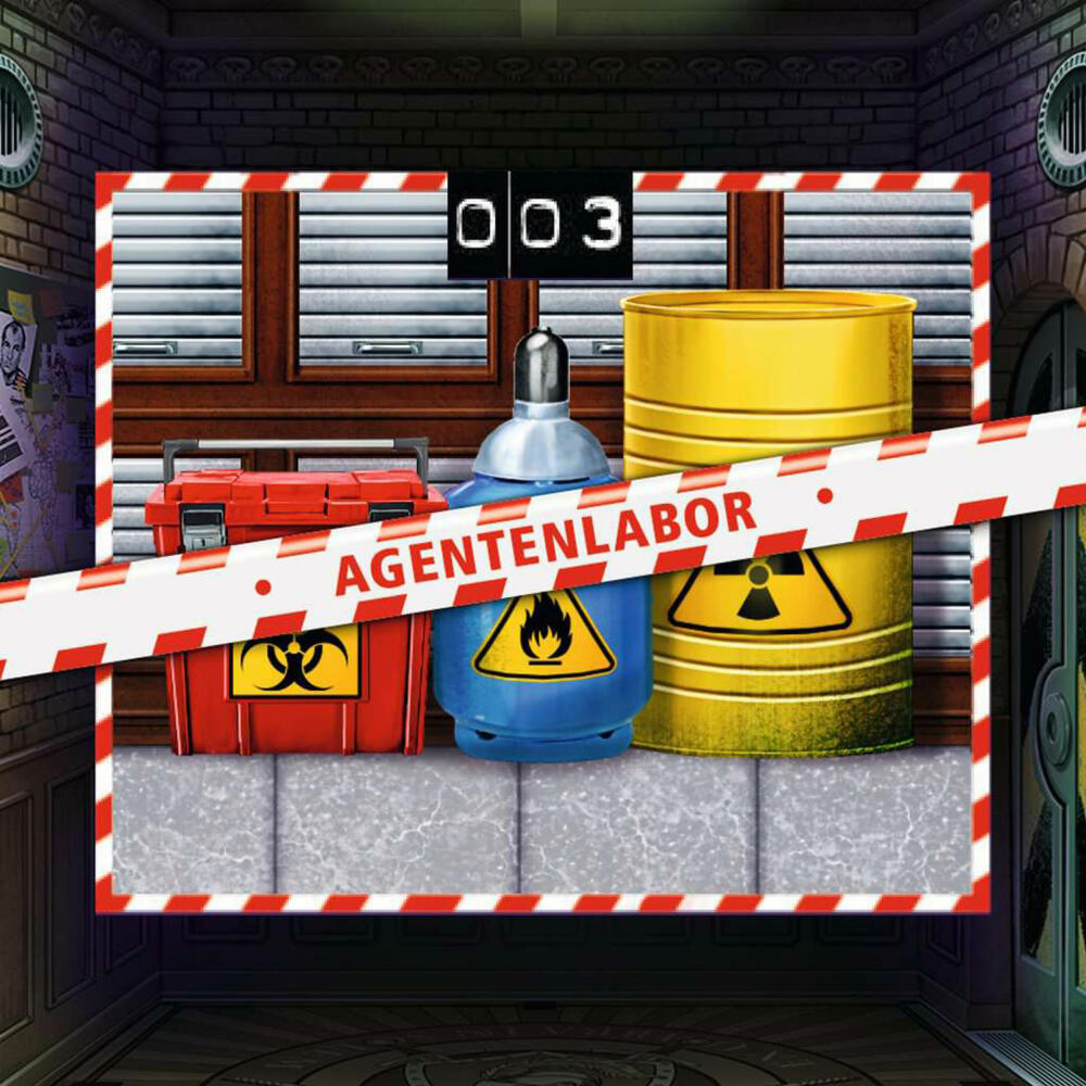 Ravensburger Mystery Cube Das Agentenlabor, Escape Rätsel, Gesellschaftsspiel, ab 10 Jahren, 20227