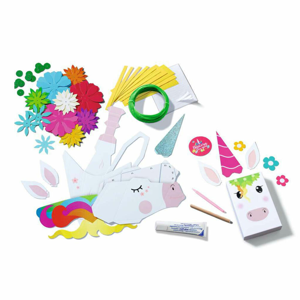 Ravensburger BeCreative Paper Art Unicorn, craft set, craft set, craft, from 6 years, 23541