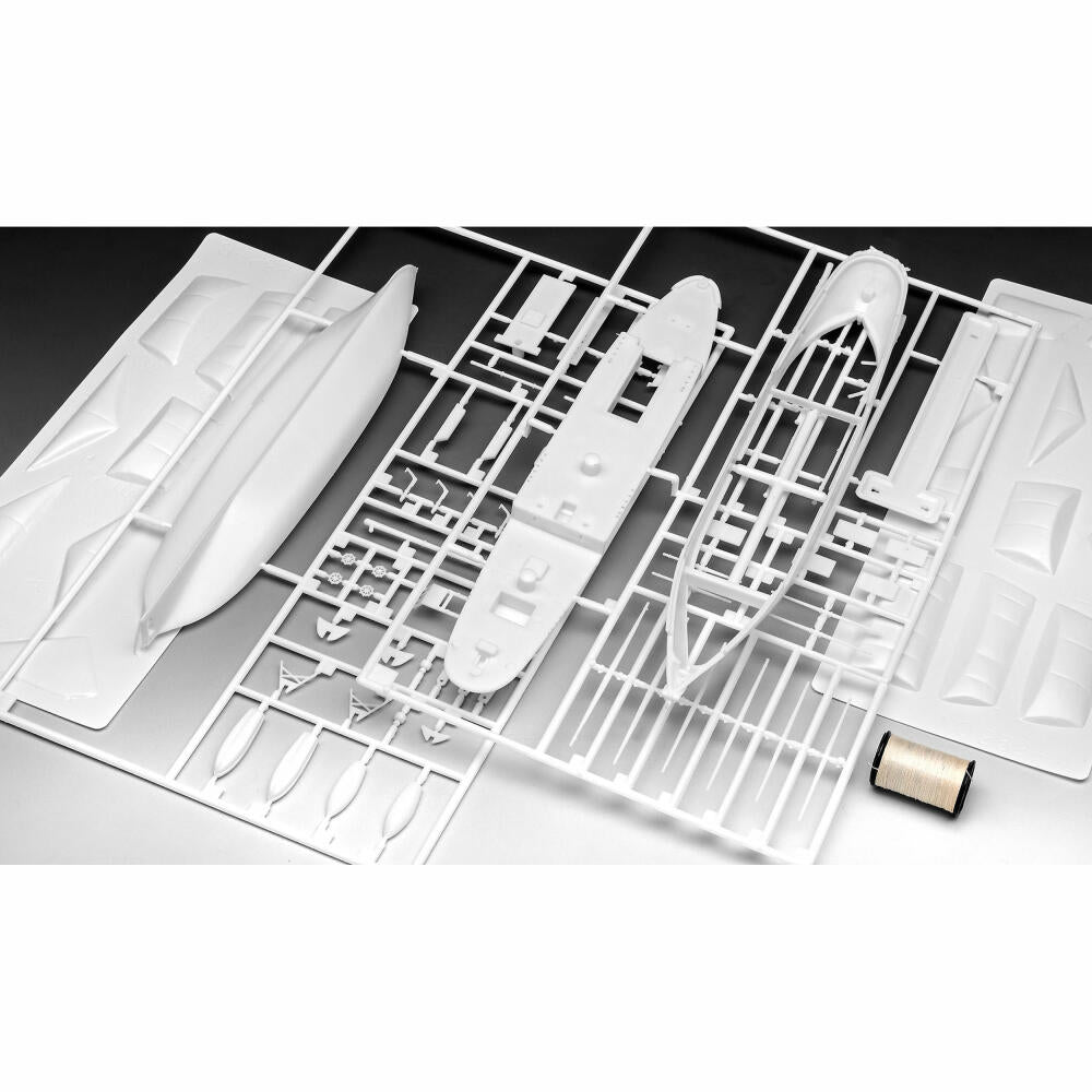 Revell Model Set Gorch Fock, Segelschulschiff, Segelschiff, Modellbausatz, Modell Bausatz, 75 Teile, ab 10 Jahre, 65432
