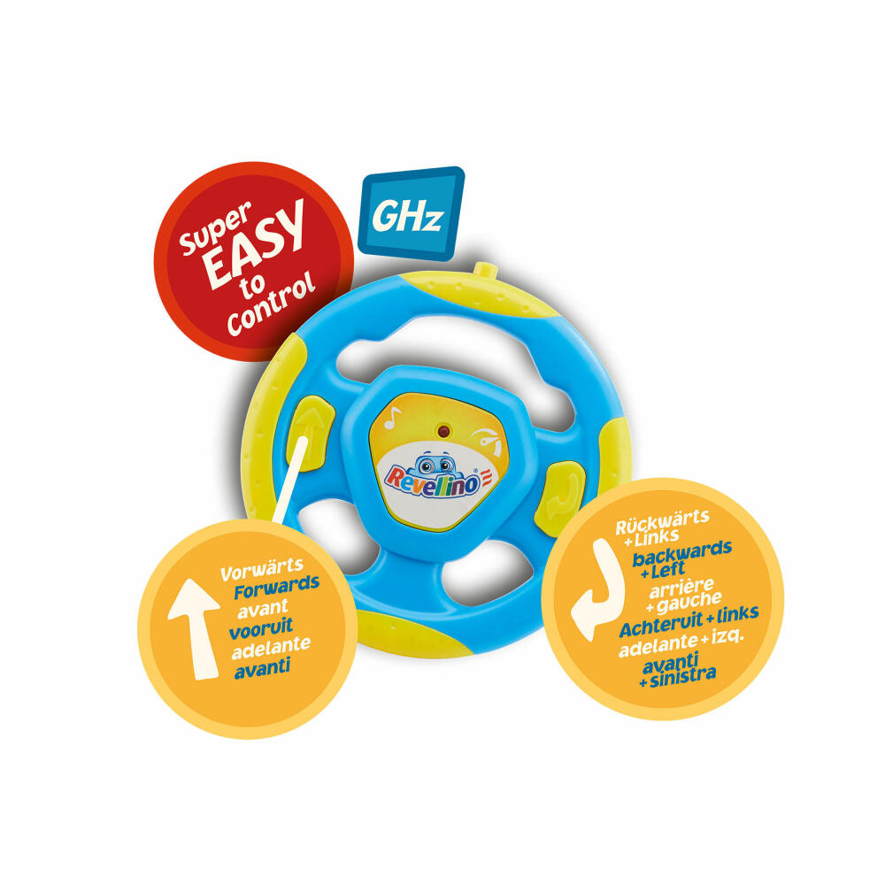Revell Revellino Mein Erstes RC Auto Unser Sandmännchen, ferngesteuertes Plüsch-Auto für Kinder, ab 2 Jahren, 23207