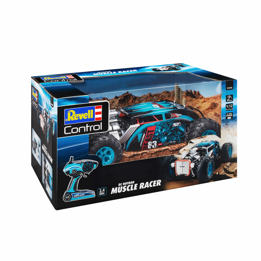 Revell Control Muscle Racer, ferngesteuertes Auto mit Allradantrieb, 2.4 GHz, ab 8 Jahren, 24446