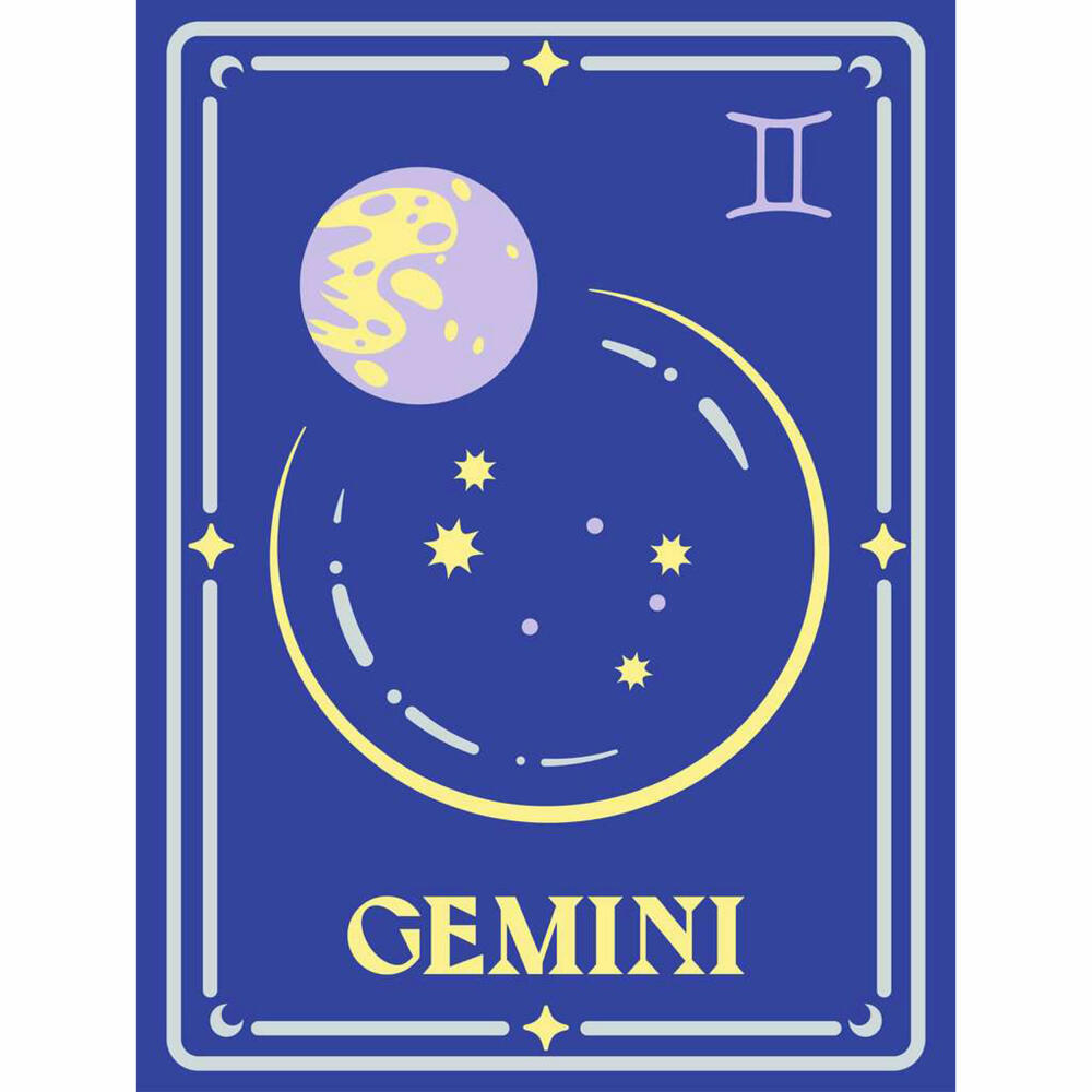Ravensburger CreArt Sternzeichen Zodiac Sign Zwillinge, Malen nach Zahlen, Malset, Malvorlage, Malen, 23742