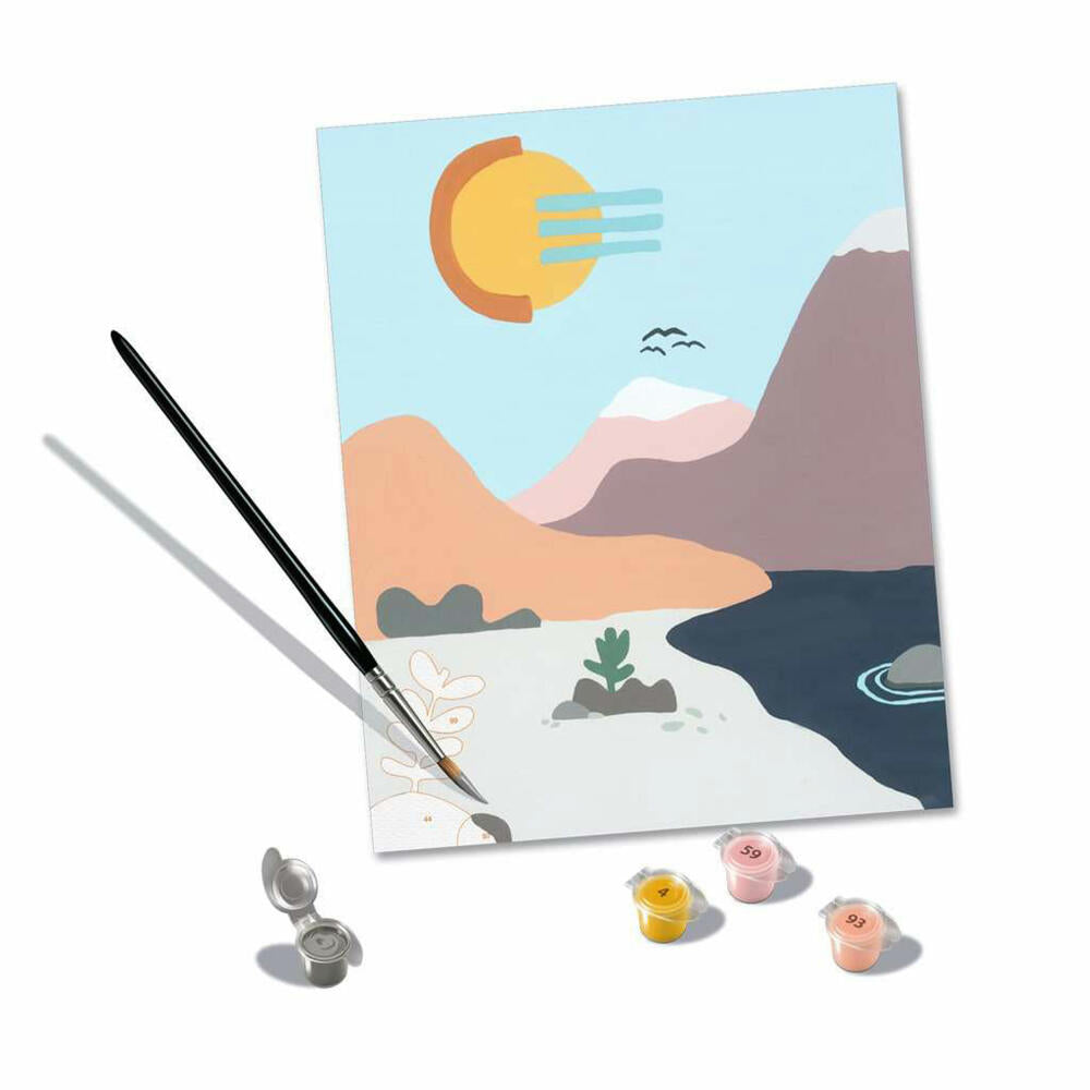 Ravensburger CreArt By the River, Malen nach Zahlen, Malset, Malvorlage, Malen, 23641