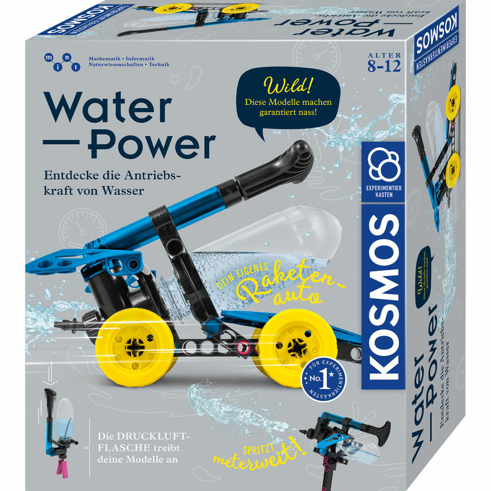 KOSMOS Experimentierkasten Water Power, Wasser Antriebskraft, Experimente, ab 8 Jahren, 620660