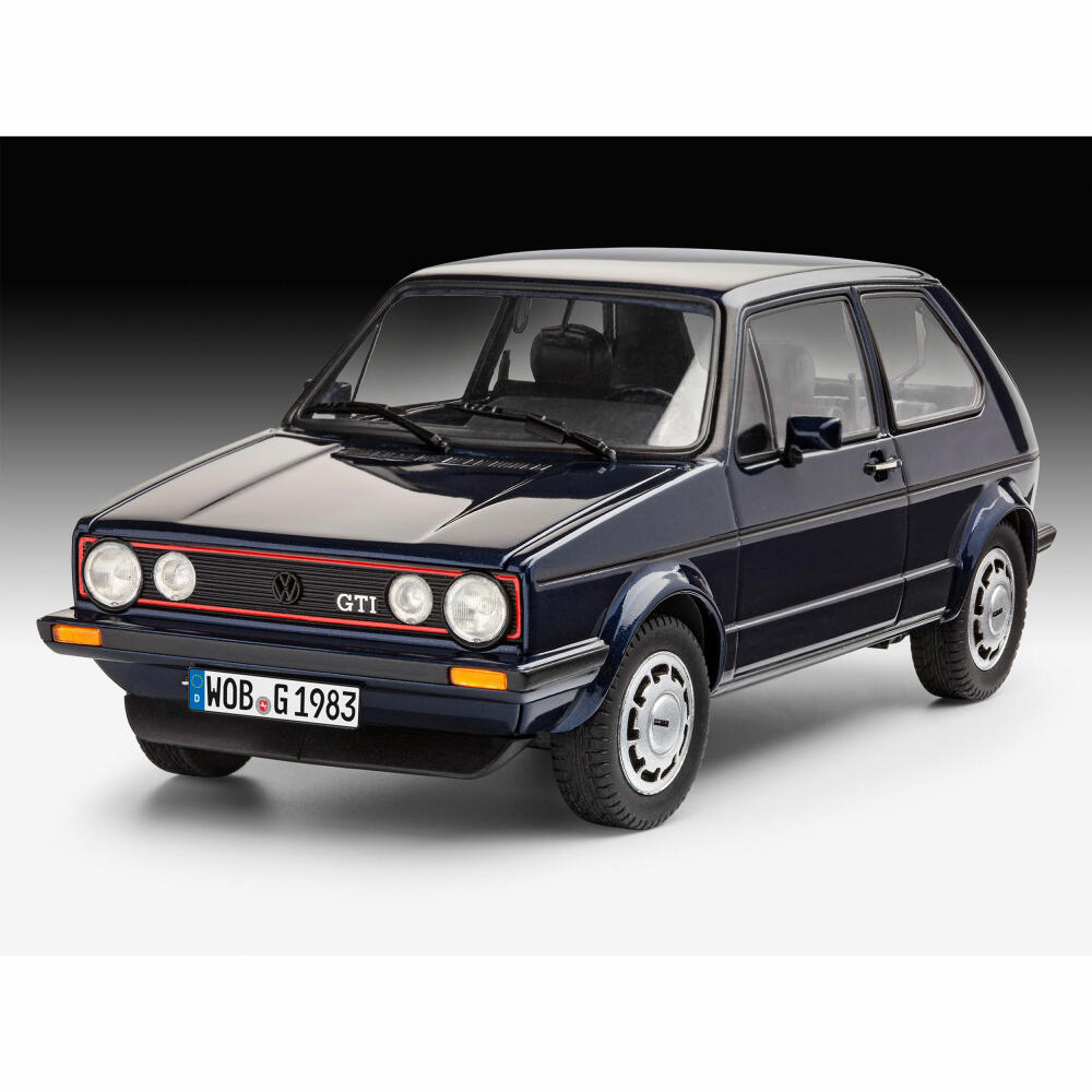 Revell Modellbausatz Geschenkset 35 Years Volkswagen Golf GTI Pirelli, Modell Bausatz, 118 Teile, ab 12 Jahre, 05694