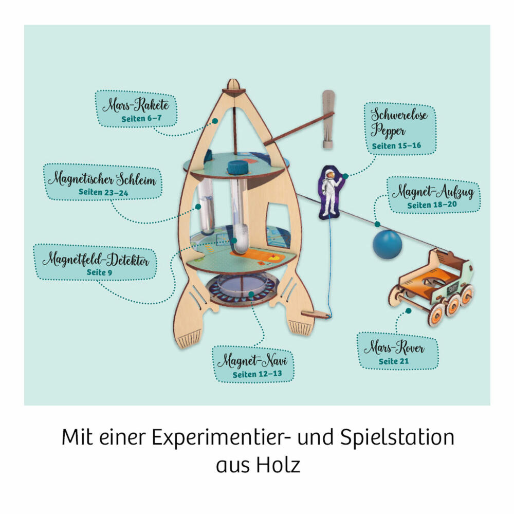 KOSMOS Pepper Mint und das Mars-Abenteuer, Experimentierkasten, Spiele, ab 7J, 606077