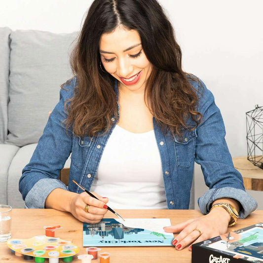 Ravensburger CreArt Colorful New York City, Malen nach Zahlen, Malset, Malvorlage, Malen, 23686