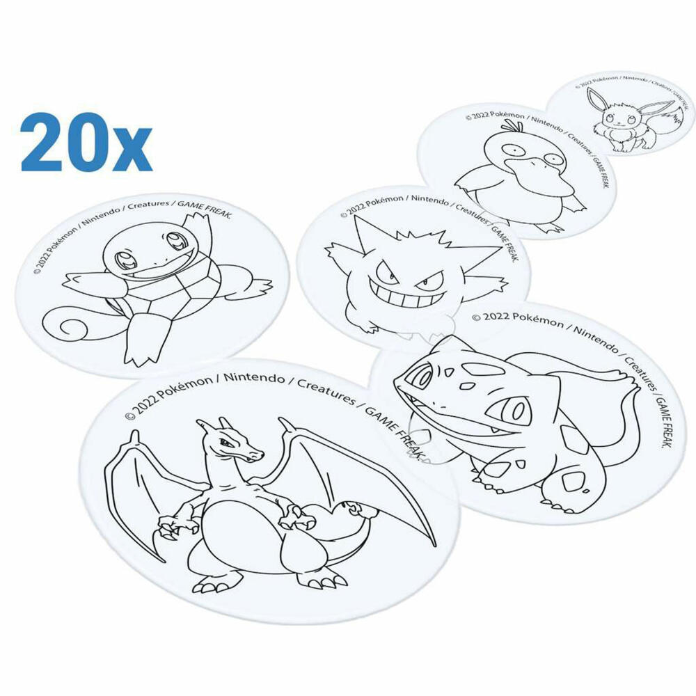 Ravensburger Xoomy Pokémon Refill, Erweiterungsset, Malvorlage, Motivfolien, Folien, 20239